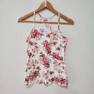 Garage floral tank top camisole small